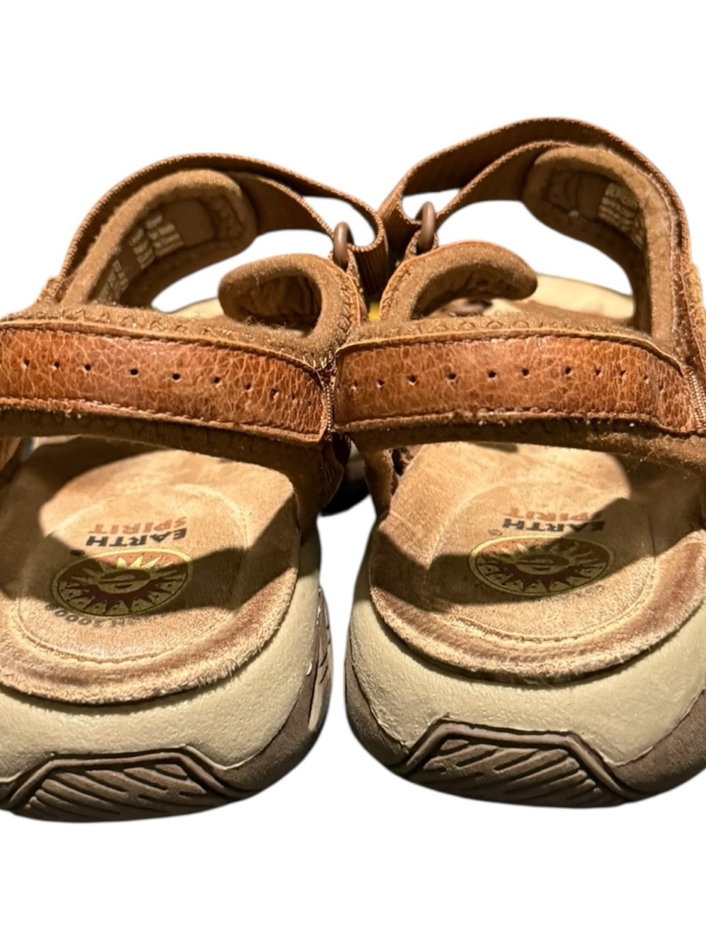 Earth Spirit Gelron 2000 Dewberry Leather Sandals Women's 8.5 Granola Gorpcore - Picture 6 of 10
